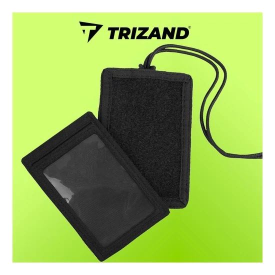 Trizand Irattartó nyakban hordható fekete színben