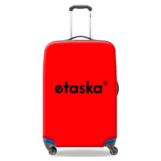etaska Bőröndhuzat kabin méret piros színben