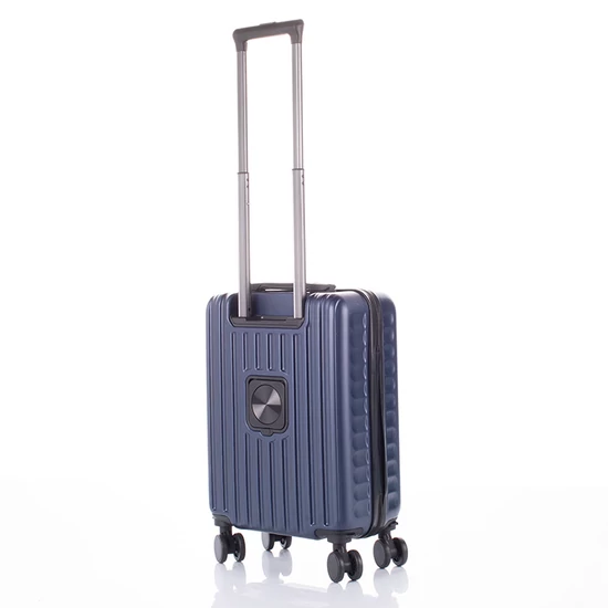 Kabin méretű bőrönd laptoptartóval TSA zárral 55 x 35 x 23 cm pohártartó résszel