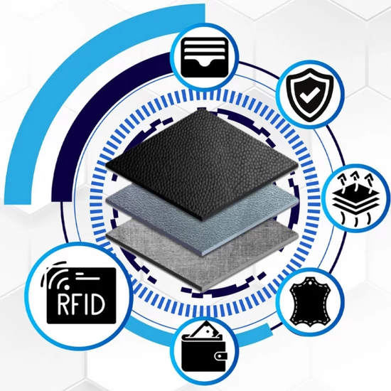 Kis méretű Valódi bőr női pénztárca RFID védelemmel