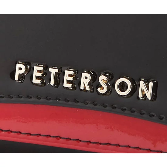 Peterson Valódi Lakkbőr  Női pénztárca díszdobozban