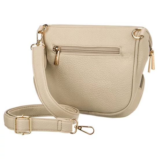 Peterson Crossbody női oldaltáska bézs színben