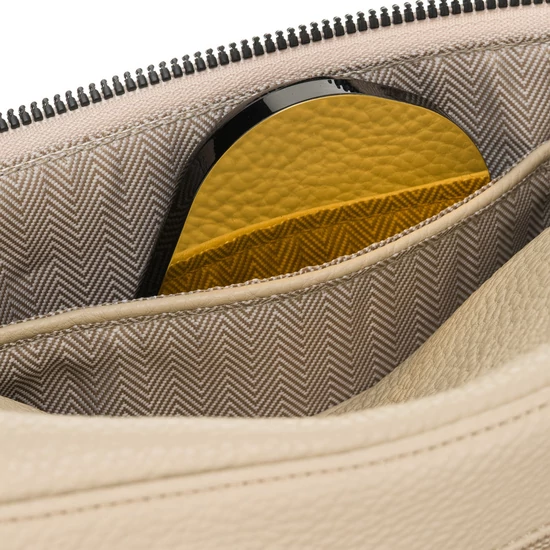 Peterson Crossbody női oldaltáska bézs színben