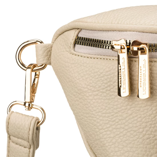 Peterson Crossbody női oldaltáska bézs színben