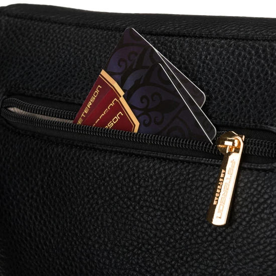 Peterson Crossbody női oldaltáska fekete színben