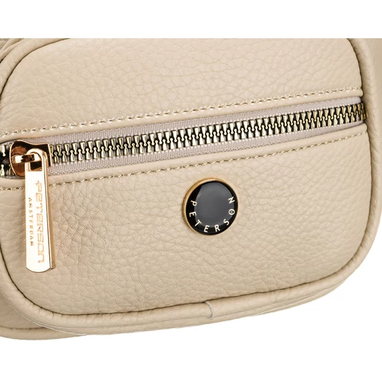 Peterson Crossbody női oldaltáska bézs színben