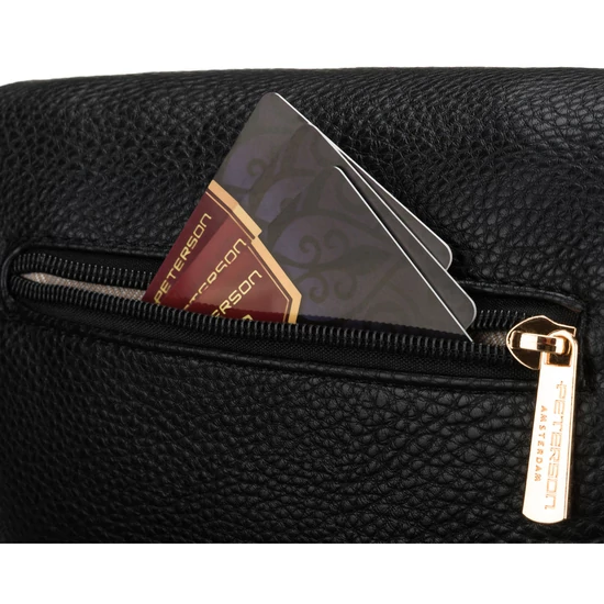 Peterson Crossbody női oldaltáska fekete színben