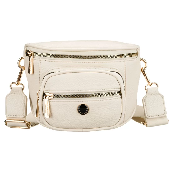 Peterson Crossbody női oldaltáska világos bézs színben