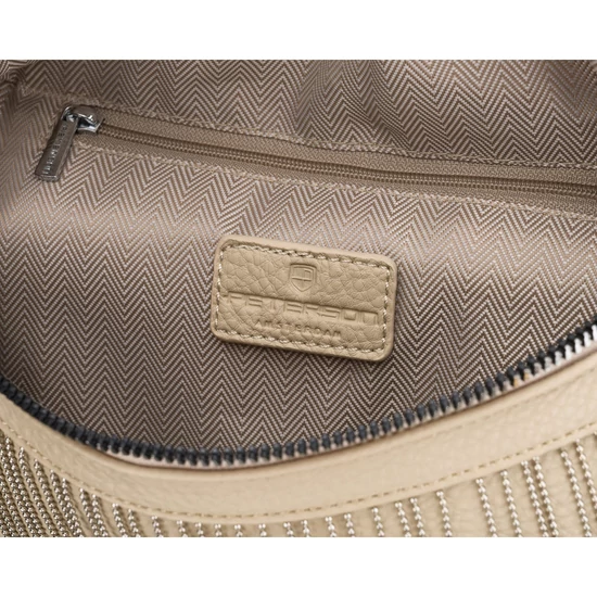 Peterson Crossbody női oldaltáska bézs színben