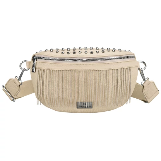 Peterson Crossbody női oldaltáska bézs színben