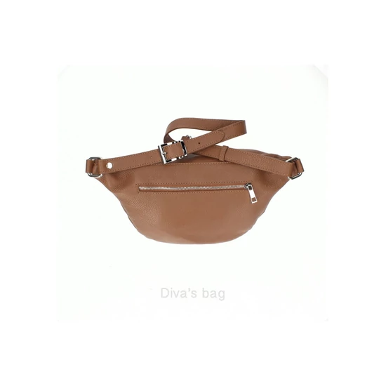 Valódi bőr női oldaltáska sötétbarna színben TR247 DarkBrown
