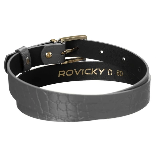 Valódi bőr női öv arany csattal - Rovicky 90 cm-től 100 cm-ig