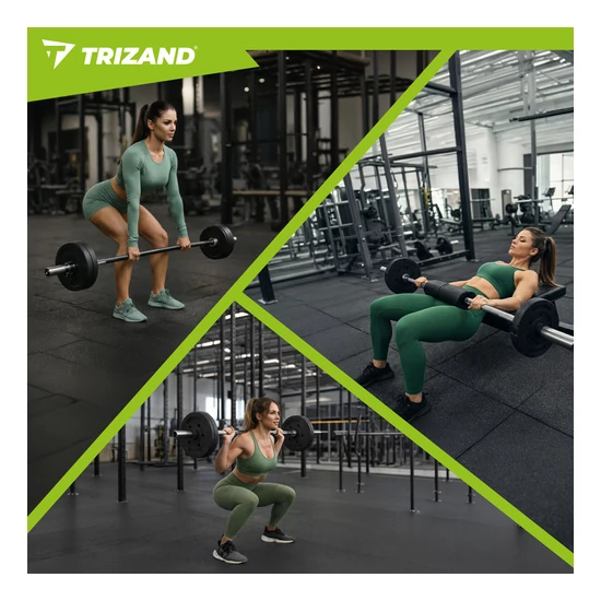 Súly 5 kg Trizand 4 darabos bitumenes súlyzólap készlet súlyzókhoz és rudakhoz