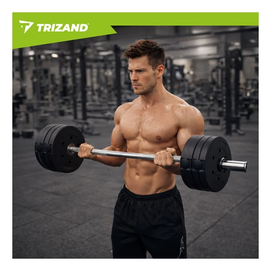 Súly 5 kg Trizand 4 darabos bitumenes súlyzólap készlet súlyzókhoz és rudakhoz