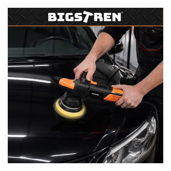 900 W-os Bigstretch kettős működésű autópolírozó, DA 125/150 mm sebességszabályozással
