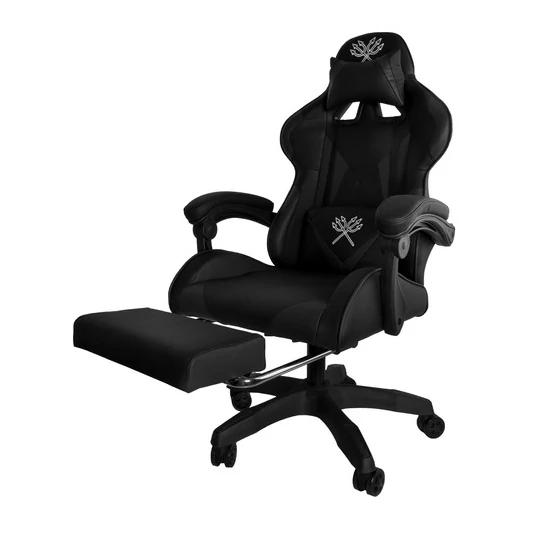 Kényelmes Gamer szék lábtartóval és derékpárnával Kedvező áron