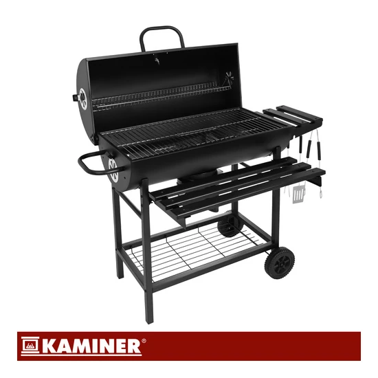 Kerti grillsütő 108x67x96cm