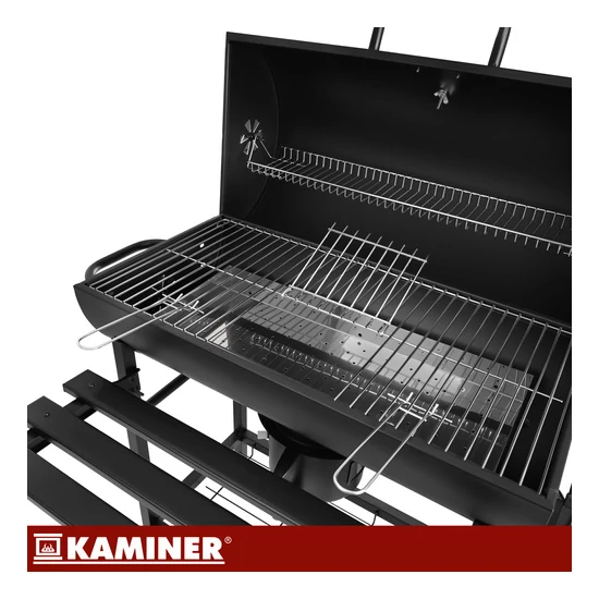 Kerti grillsütő 108x67x96cm