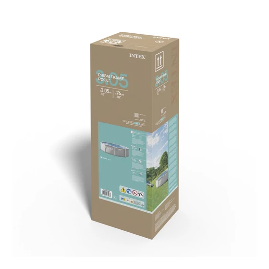 INTEX Nagy kerti medence kerettel 305 x 76 cm 4485L