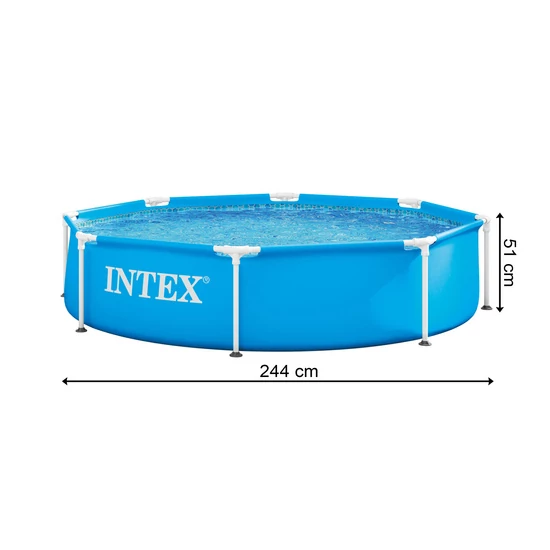 Bestway Nagy Fémvázas medence 244x51 cm 1820 l Intex 28205NP