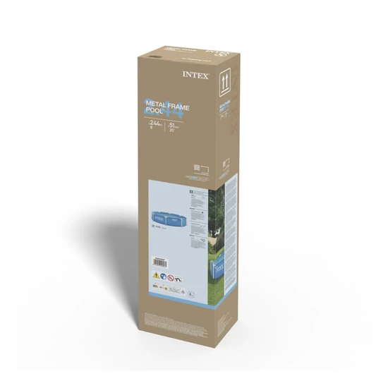Bestway Nagy Fémvázas medence 244x51 cm 1820 l Intex 28205NP