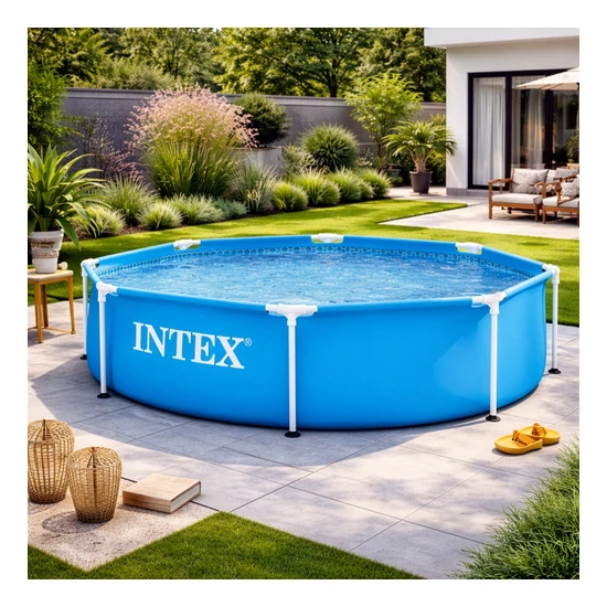 Bestway Nagy Fémvázas medence 244x51 cm 1820 l Intex 28205NP