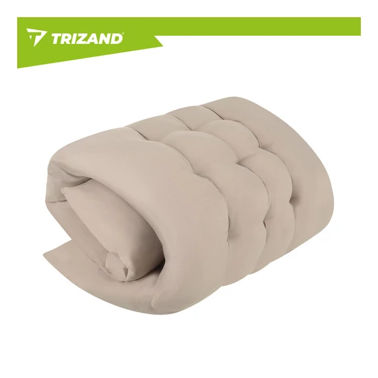 Összecsukható nagyméretű napozóágy vastag párnával + fejtámlával 60 x 177 x 30cm 