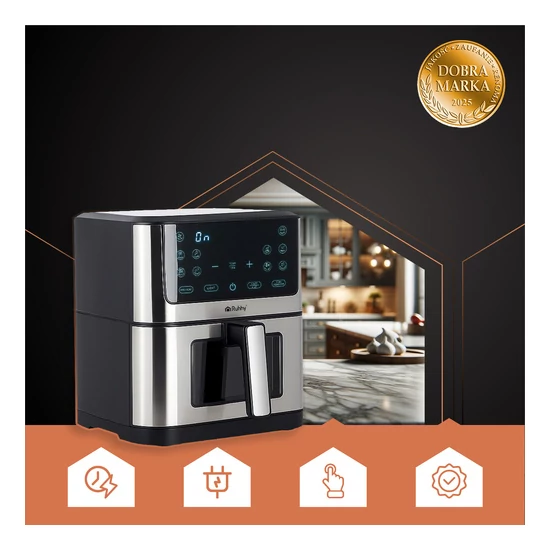 Air Fryer XXL 8 Liter olajmentes sütő