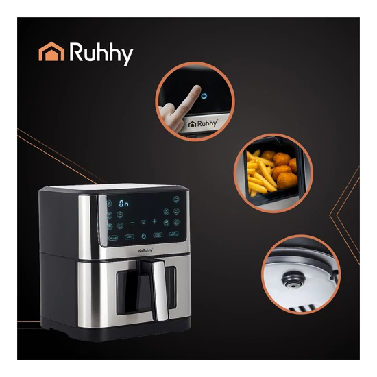 Air Fryer XXL 8 Liter olajmentes sütő