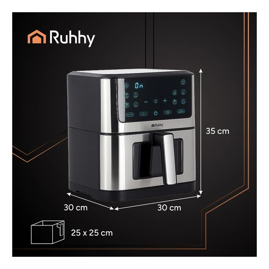 Air Fryer XXL 8 Liter olajmentes sütő