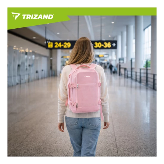 Vízálló 3-funkciós kézipoggyász hátizsák / válltáska – Wizz Air és Ryanair kompatibilis 40x30x20 cm