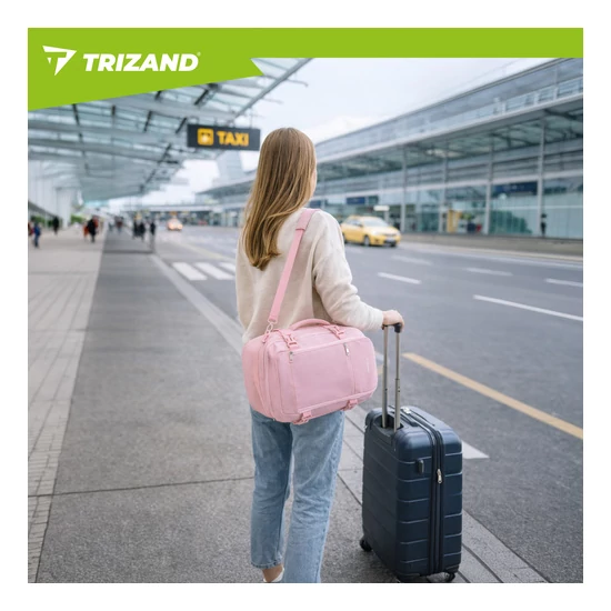 Vízálló 3-funkciós kézipoggyász hátizsák / válltáska – Wizz Air és Ryanair kompatibilis 40x30x20 cm