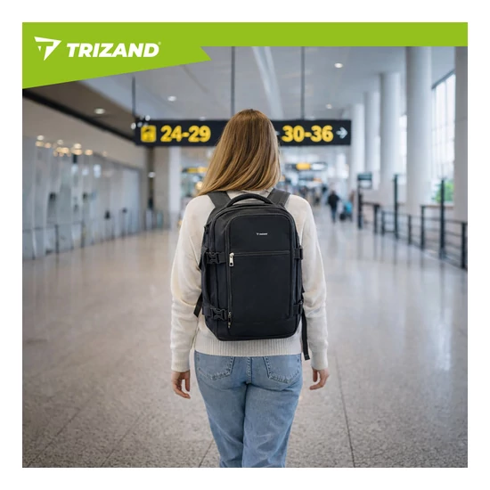 Vízálló 3-funkciós kézipoggyász hátizsák / válltáska – Wizz Air és Ryanair kompatibilis 40x30x20 cm
