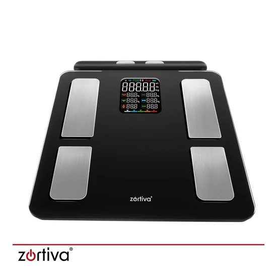 Zortiva Analitikai bluetoothos fürdőszobamérleg