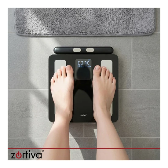 Zortiva Analitikai bluetoothos fürdőszobamérleg