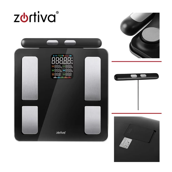 Zortiva Analitikai bluetoothos fürdőszobamérleg