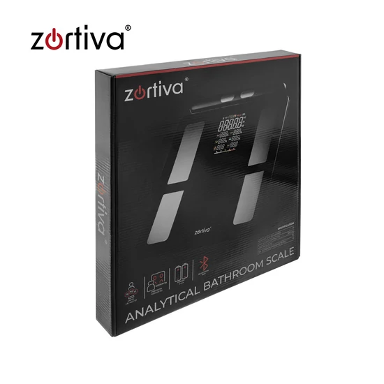 Zortiva Analitikai bluetoothos fürdőszobamérleg