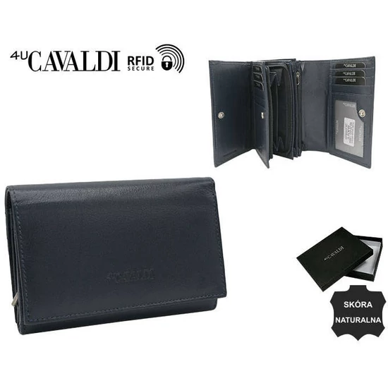 CAVALDI RD-22-GCL RFID 4U bőr pénztárca