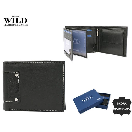 ALWAYS WILD RFID bőr pénztárca N992-P-CCD