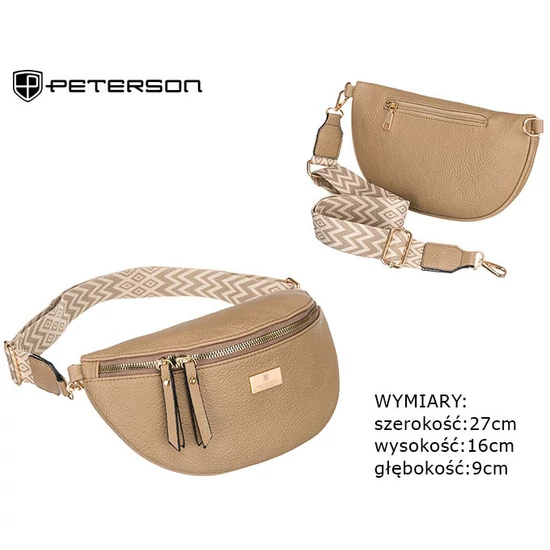 PETERSON PTN NER-ALE-4 D.Beige öko bőr tasak