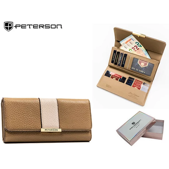 PETERSON PTN 006-DN RFID öko bőr pénztárca