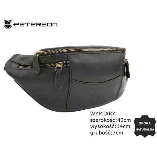 PETERSON bőr tasak PTN 2507-OLH