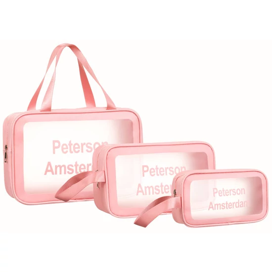 PETERSON PTN KOS-3W1 kozmetikai táskakészlet ökobőrből