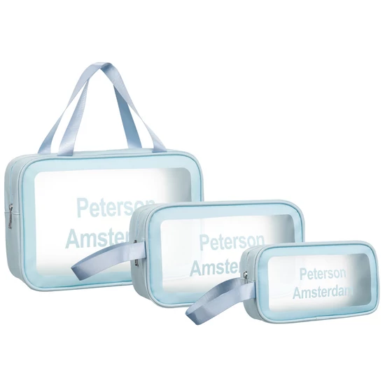 PETERSON PTN KOS-3W1 kozmetikai táskakészlet ökobőrből