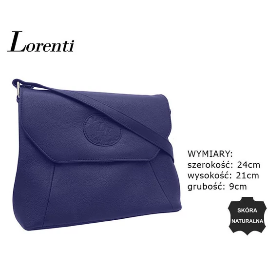 Női bőr kézitáska LR-TSL-08-CPDM R.Blue