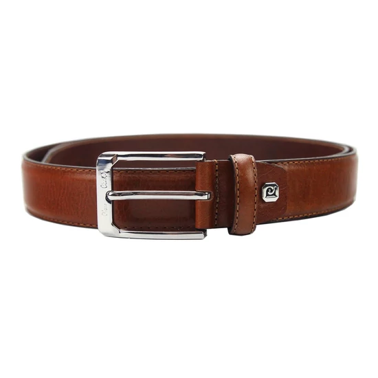 Pierre Cardin valódi bőr Öv camel