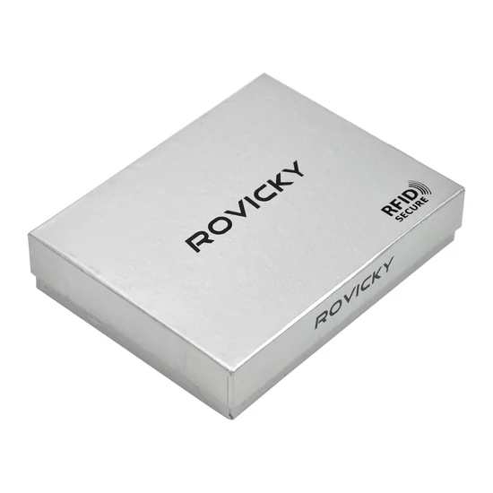 Rovicky Valódi bőr Pénztárca RFID védelemmel