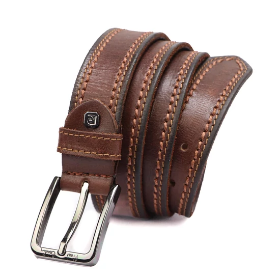 Pierre Cardin Valódi bőr Öv camel-1 cm