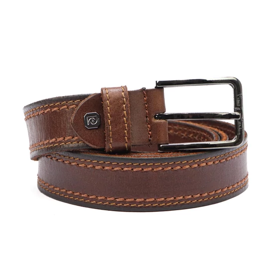 Pierre Cardin Valódi bőr Öv camel-1 cm