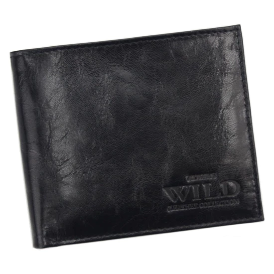 Wild Valódi bőr Pénztárca RFID védelemmel